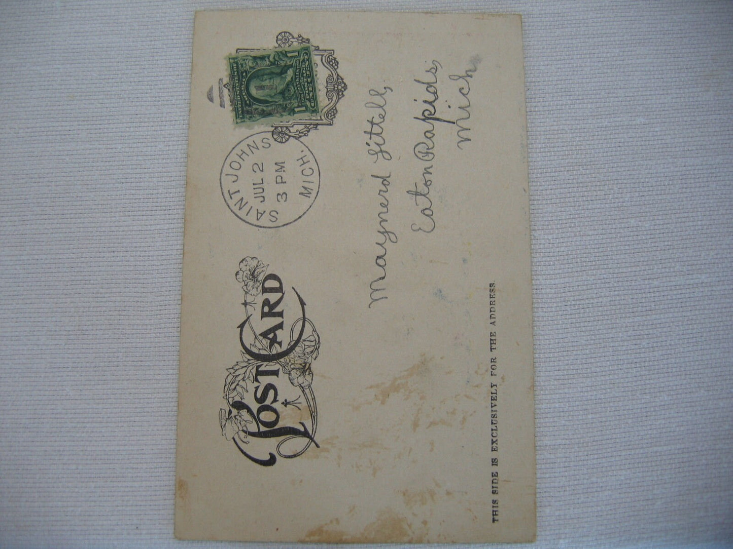 Antique Postcard Busy Bears Vacation 1900's Teddy Bear Funny Humor Posted
