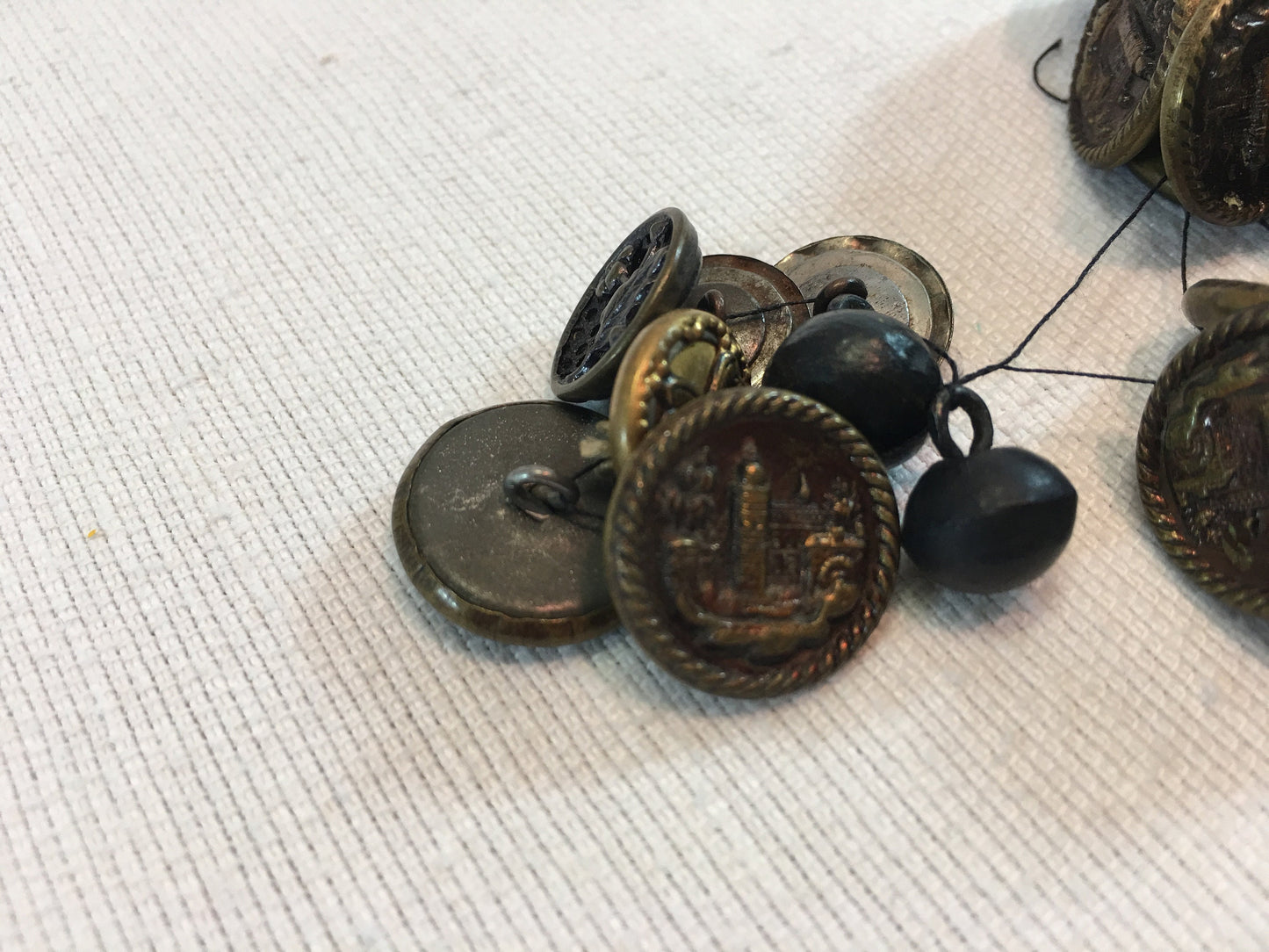 Brass Metal Antique Buttons