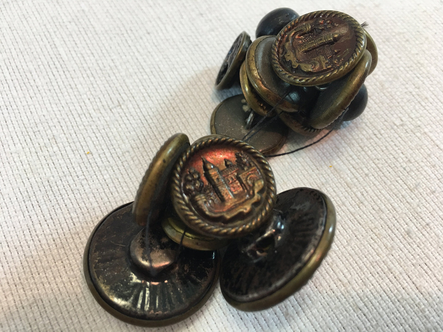Brass Metal Antique Buttons