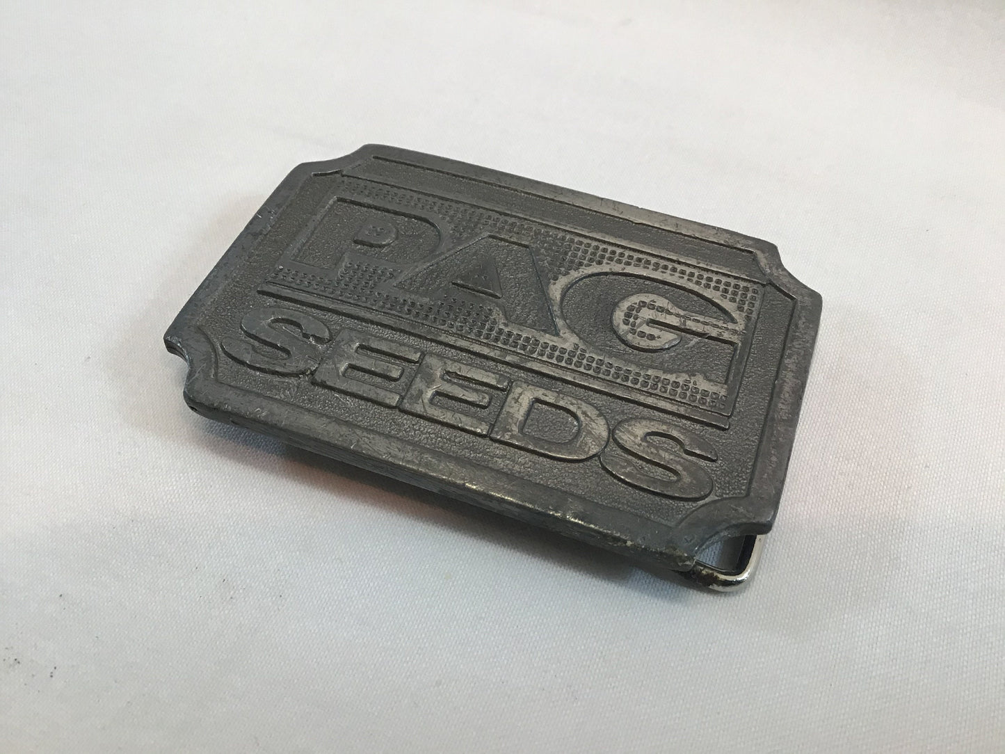 PAG Seeds Belt Buckle Vintage 1990's Hit Line Mfg. Made in U.S.A.