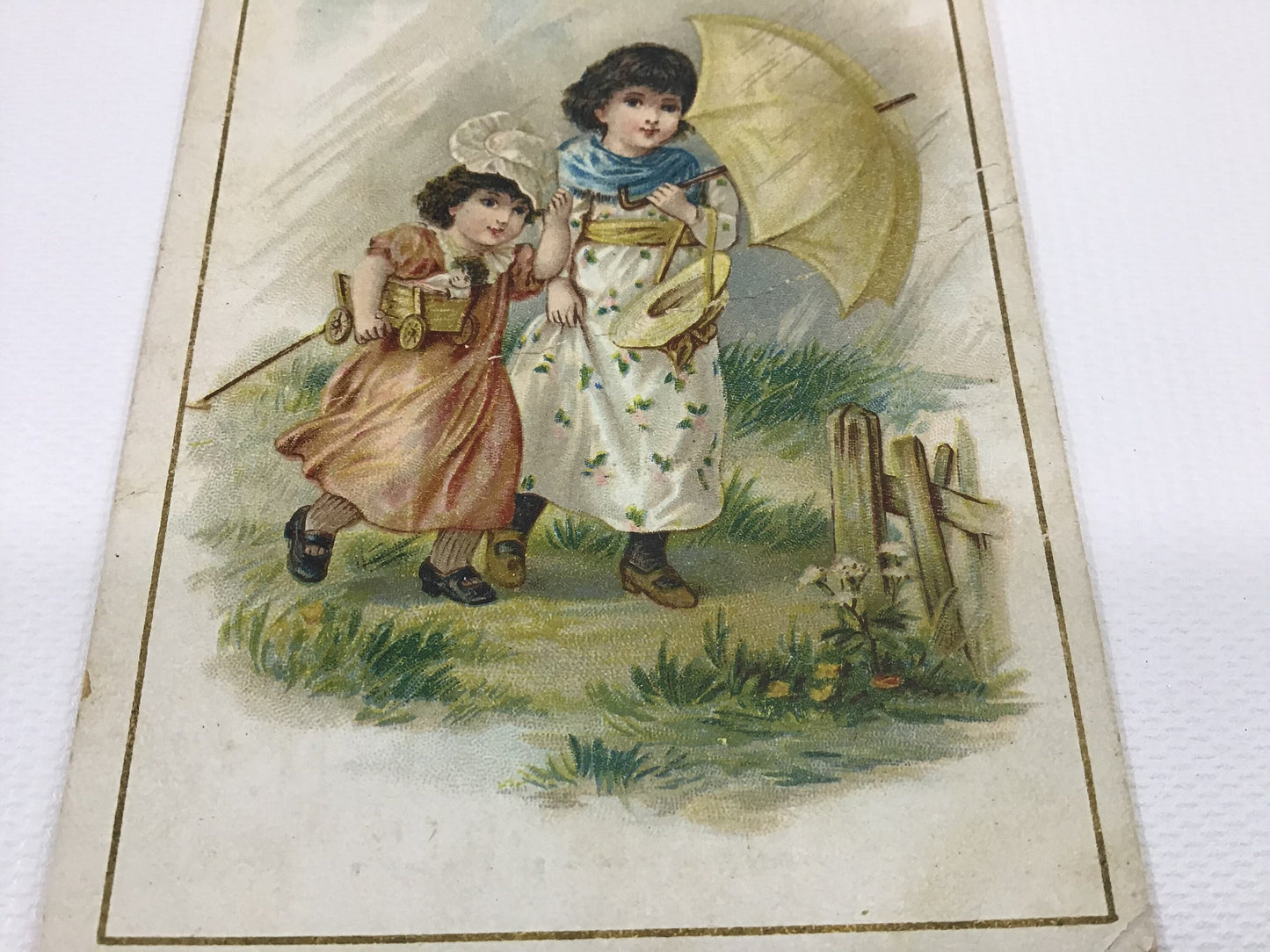 Victorian Advertising Trade Card Crown Pianos and Organs George Bent Mfg. Chicago