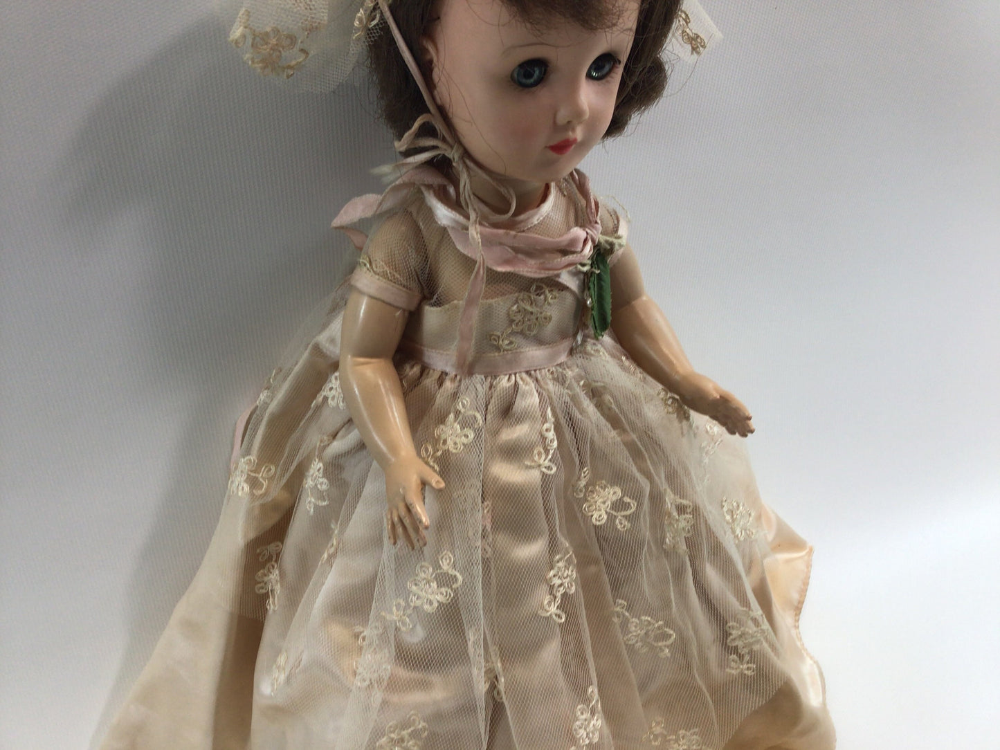 Effanbee Little Lady Anne Shirley 14" Doll Vintage 1960's Brunette