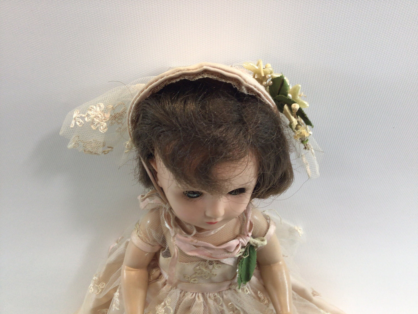Effanbee Little Lady Anne Shirley 14" Doll Vintage 1960's Brunette