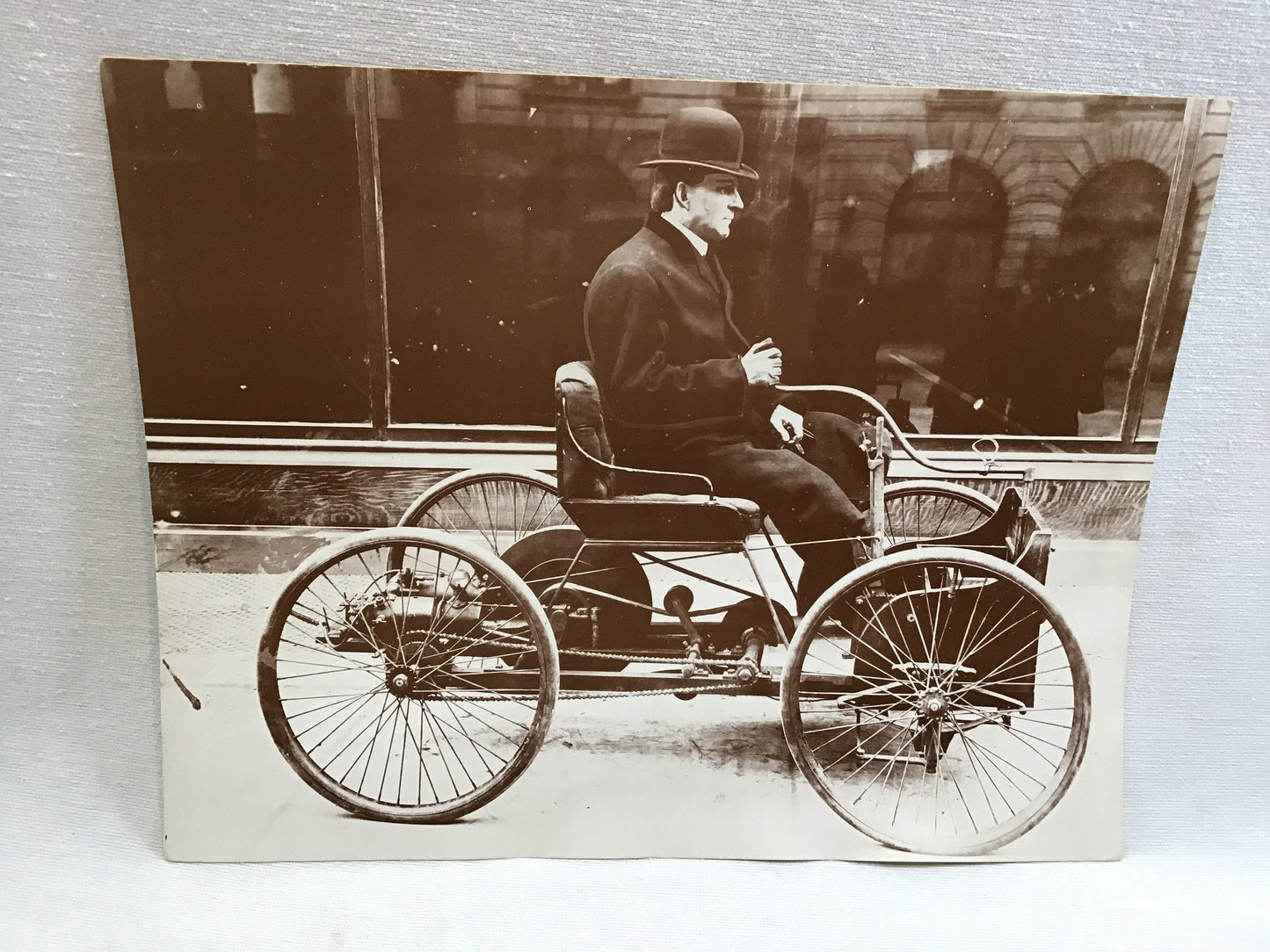 Early Automobile Vintage Photograph 14" x 11" Original Print