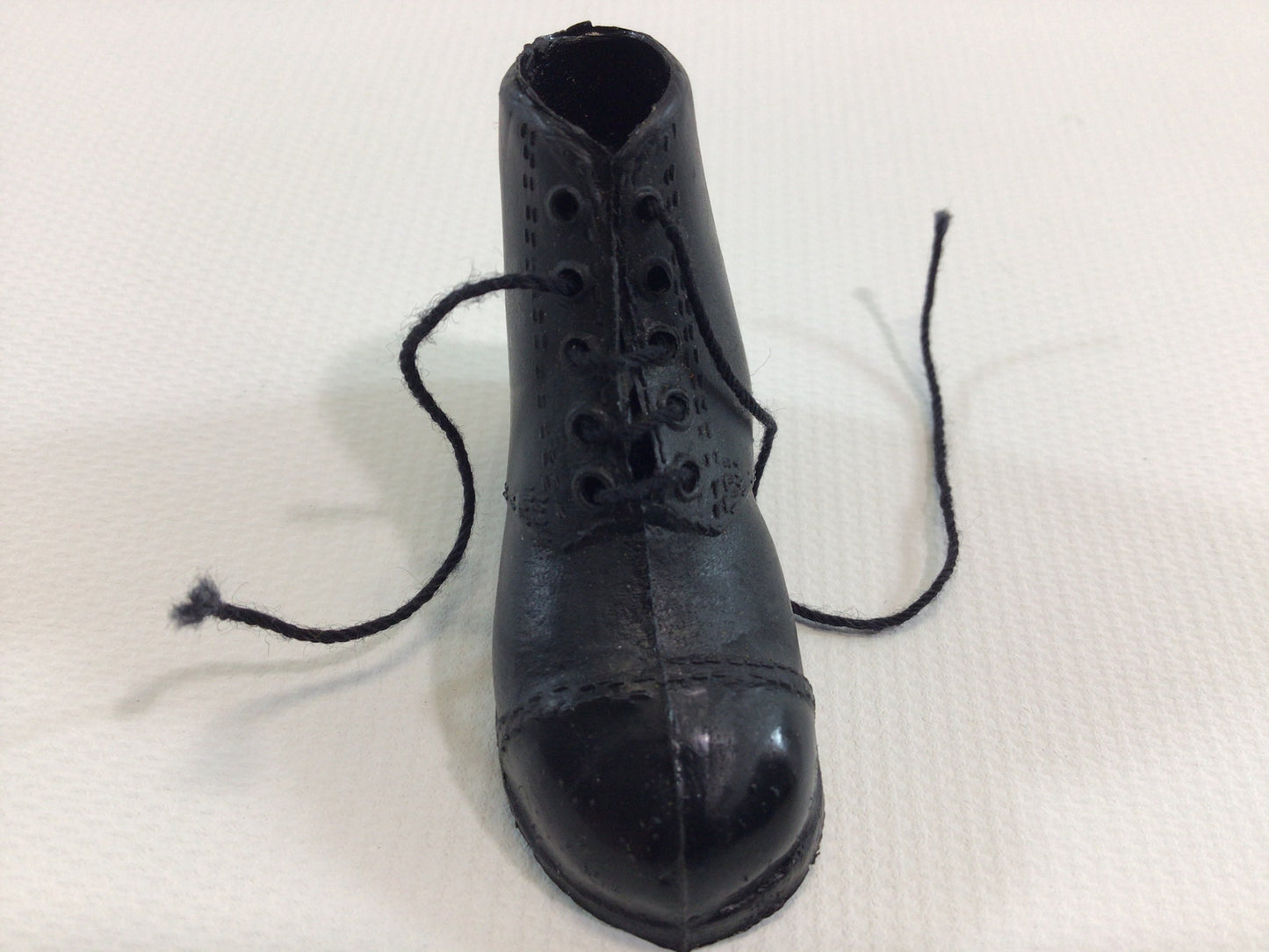 Topper Tiger Team Boot Single Black Lace Up Vintage Toy Action Soldier Replacement Part