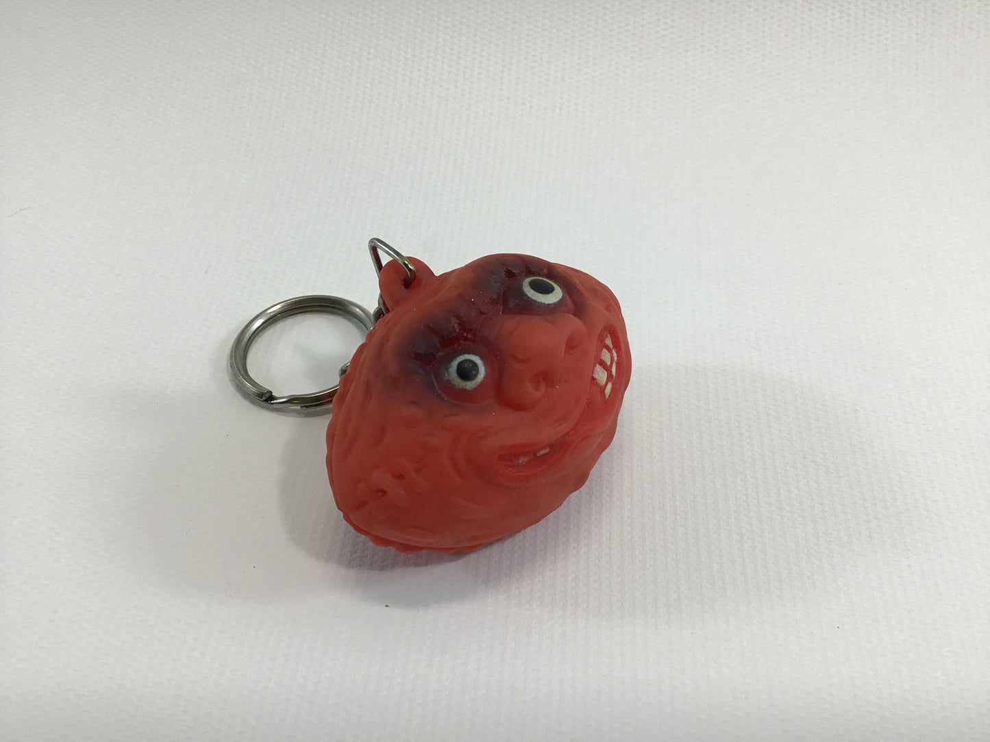 Vintage 80's Horror Ball Keychain Madballs Whacky Balls Red Football