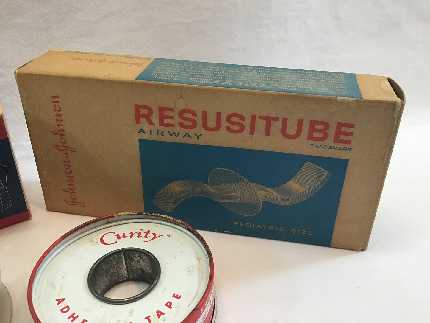 Vintage First Aid Curity Johnson & Johnson Lot General Store Advertising