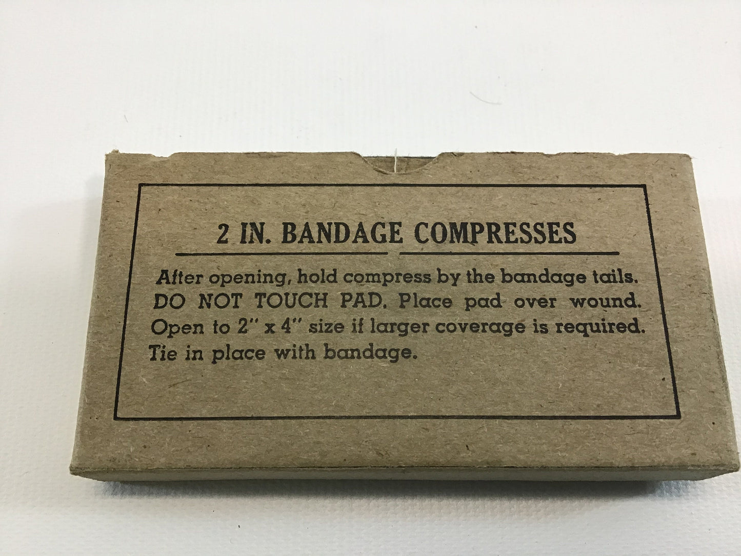 Vintage Bell System Telegraph Telephone First Aid Kit 2 inch Compresses