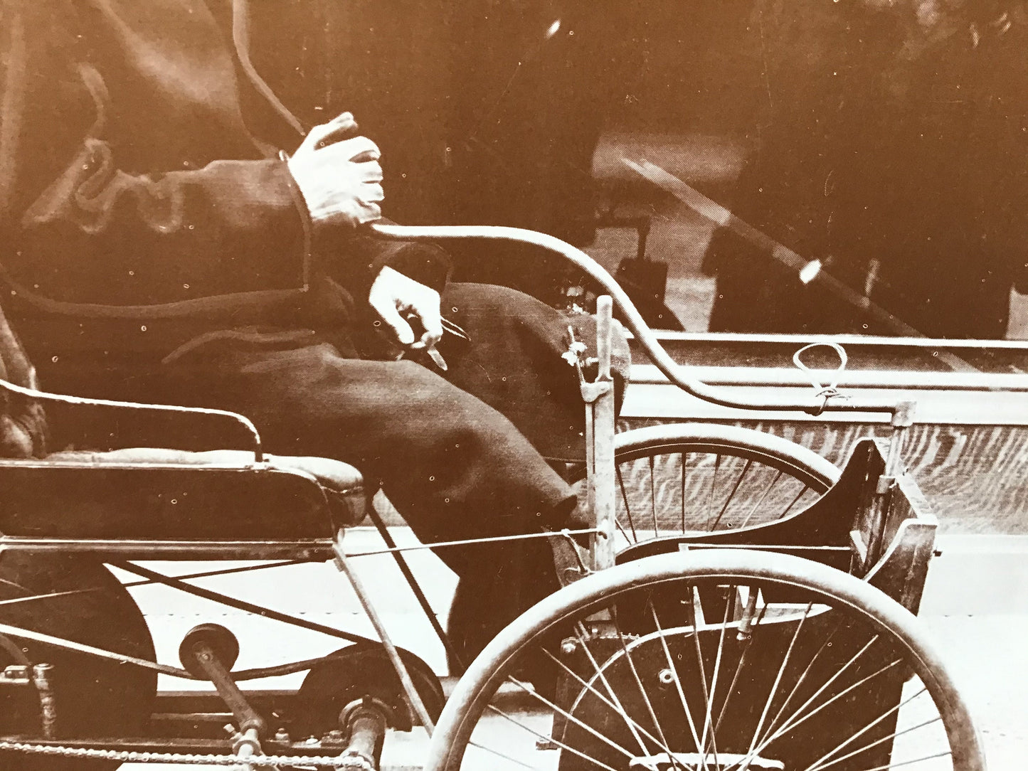 Early Automobile Vintage Photograph 14" x 11" Original Print