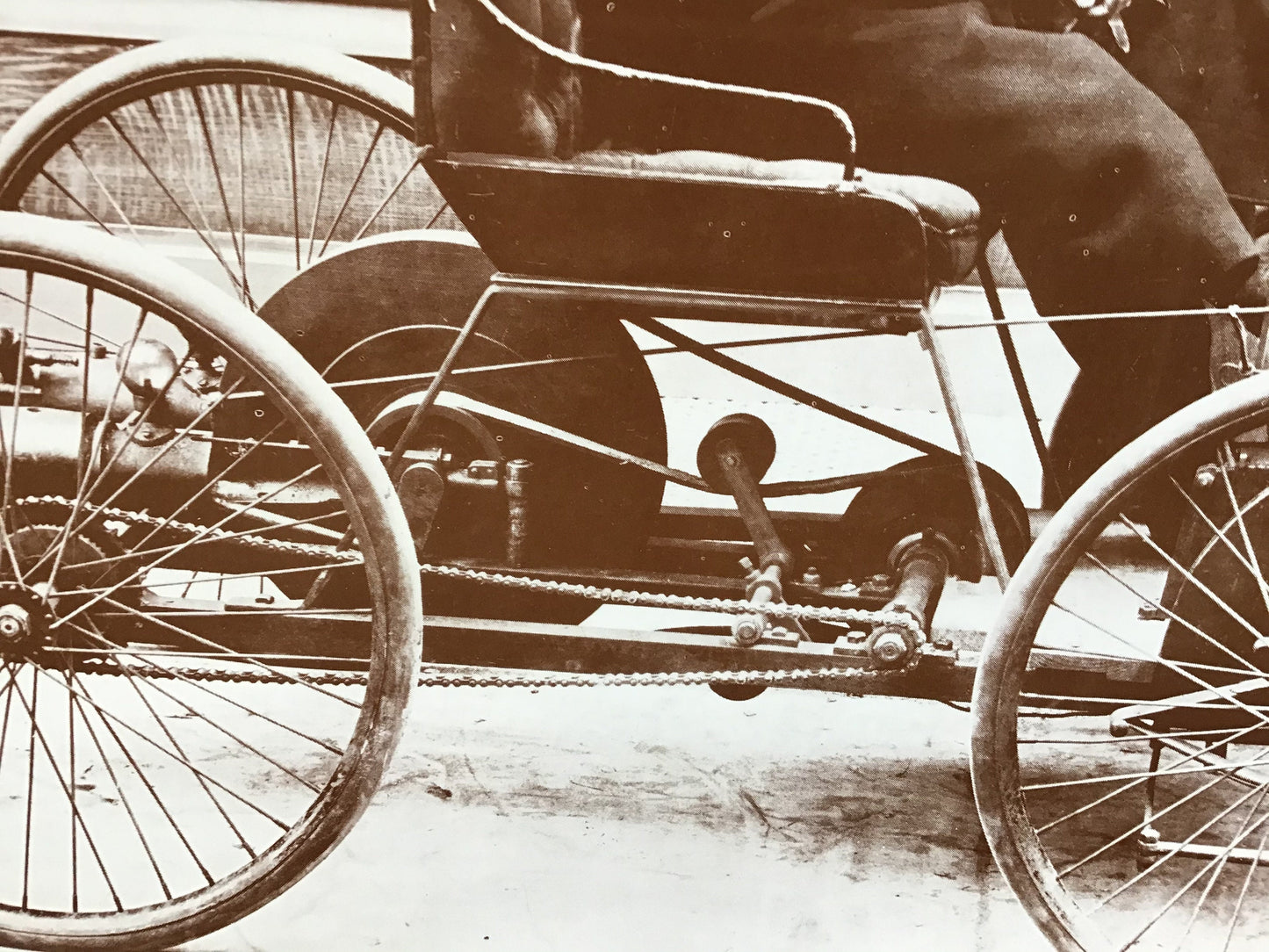 Early Automobile Vintage Photograph 14" x 11" Original Print