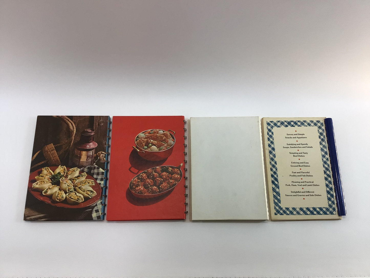 Cookbook Booklets Spiral Bound Collection Vintage Recipes