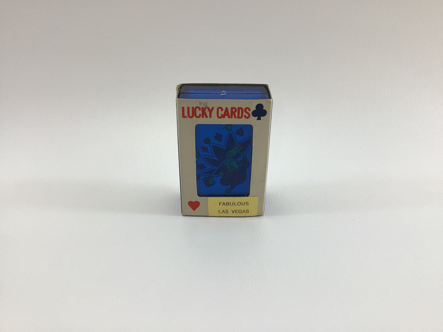 Lucky Cards Miniature Playing Cards Deck Vintage Collectible Ephemera Las Vegas Souvenir