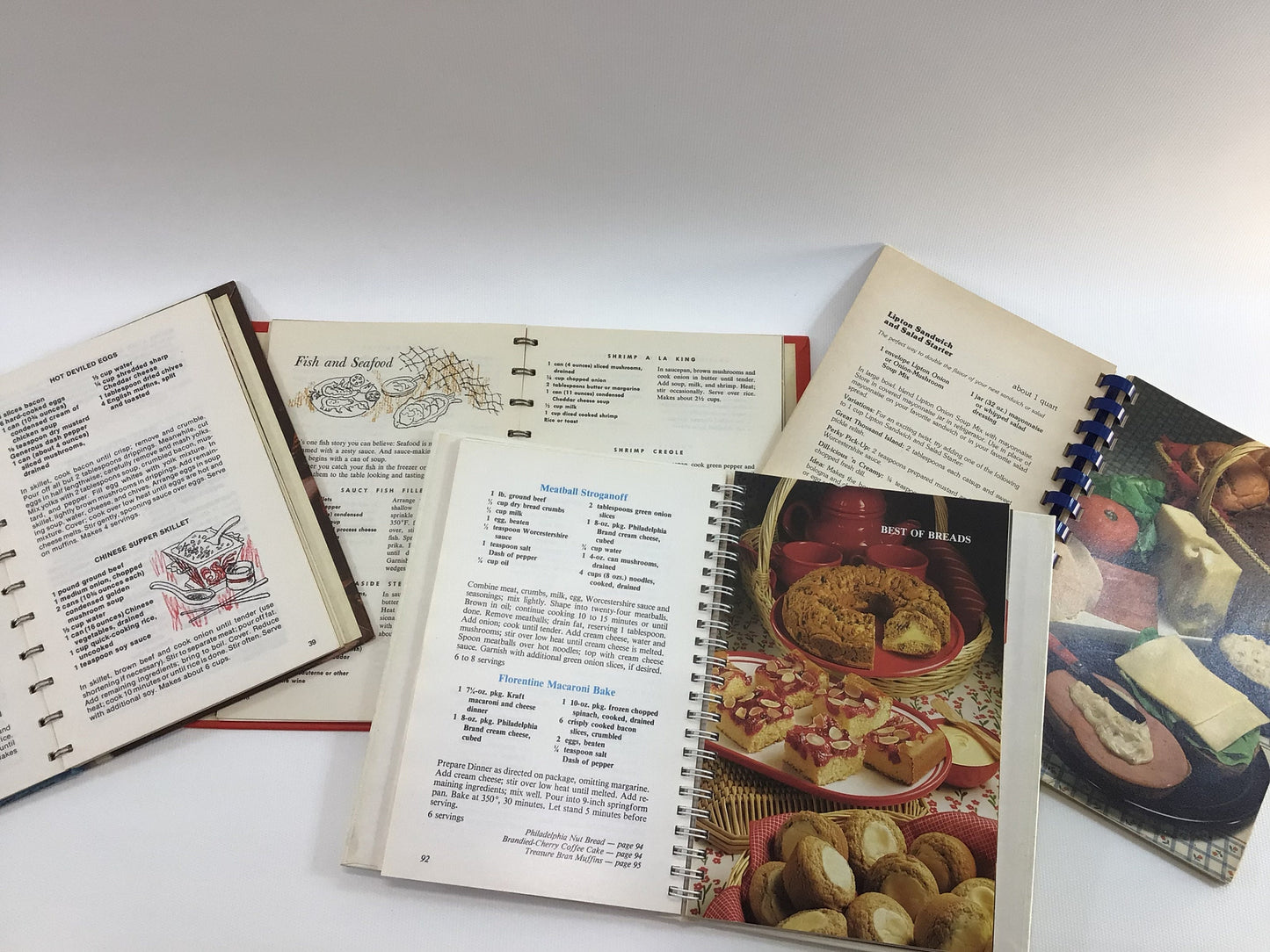 Cookbook Booklets Spiral Bound Collection Vintage Recipes