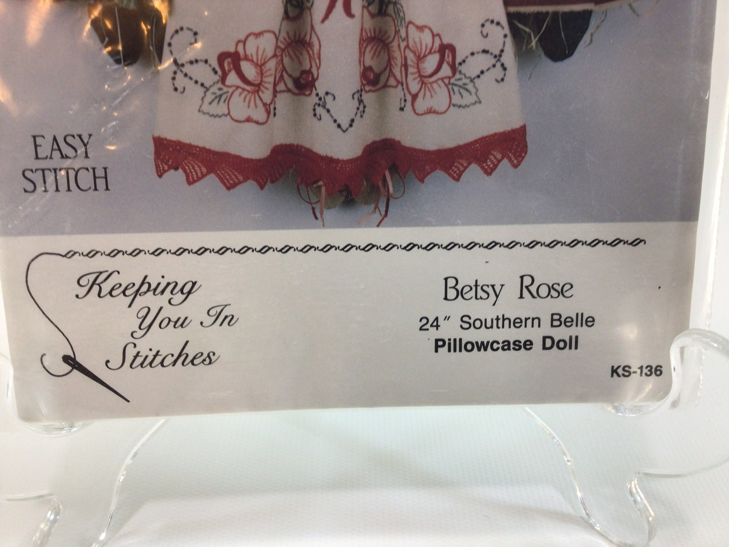 24" Pillowcase Doll Pattern Betsy Rose Southern Belle KS-136
