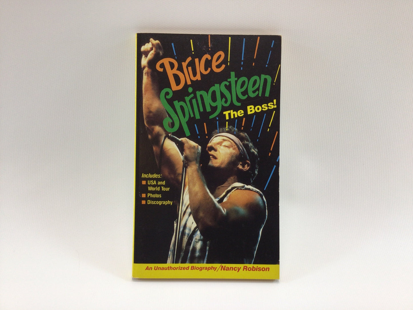 Vintage Paperback Book Bruce Springsteen The Boss Copyright 1985