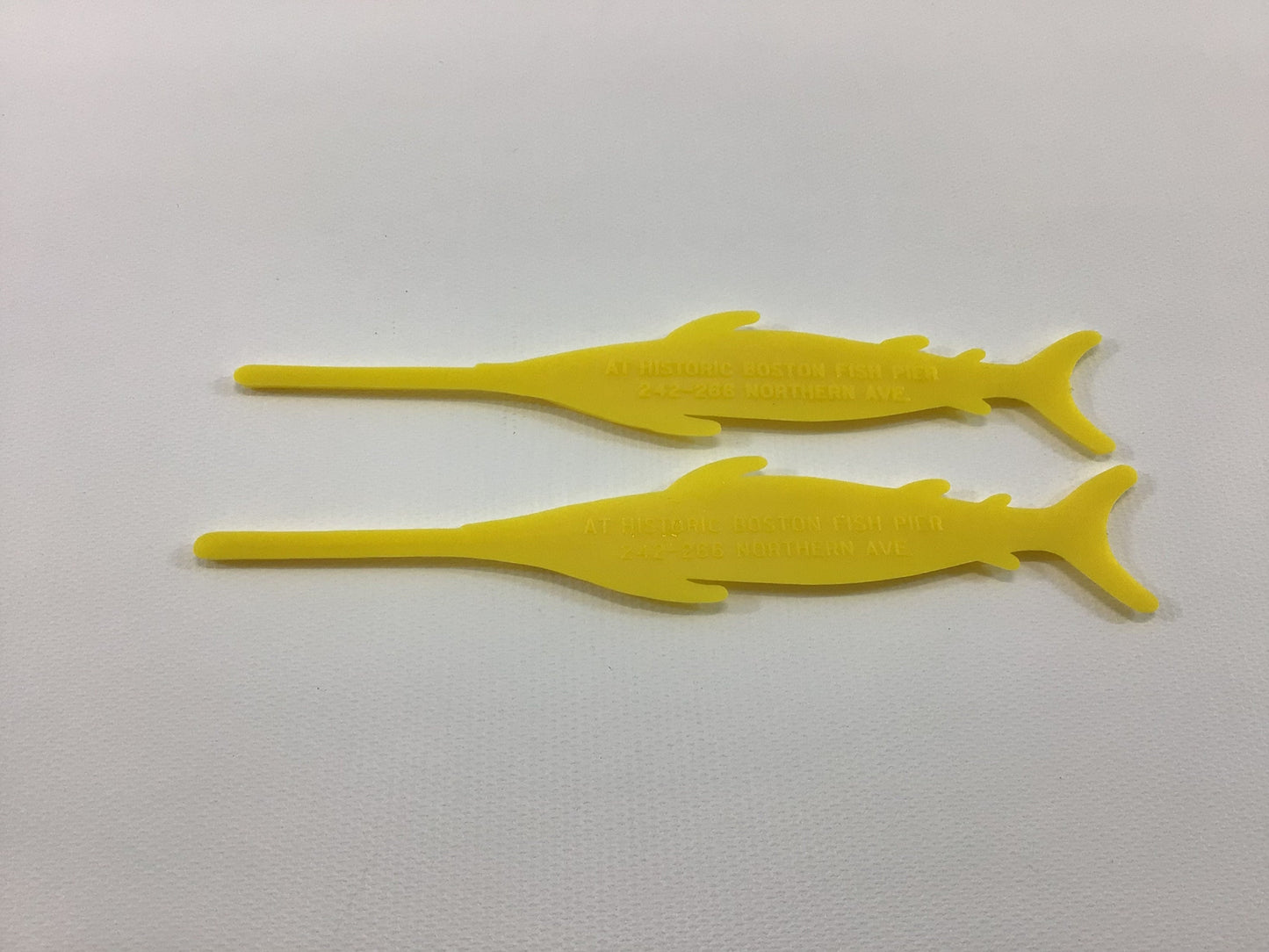 Swordfish Cocktail Swizzle Stir Sticks Vintage Barware Advertising Boston Fish Pier