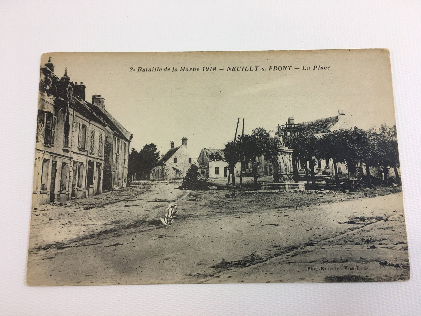 WWI Postcard Battle of the Marne France 1918