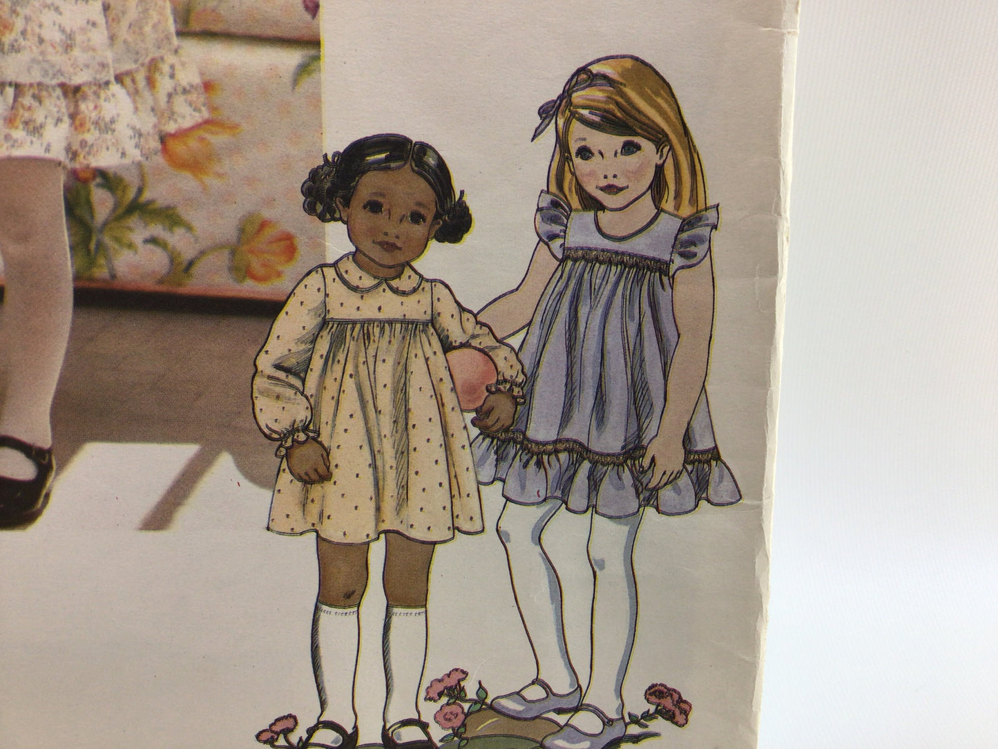 Vintage Little Vogue Sewing Pattern 2091 Toddler's Dress and Jumper Size 2
