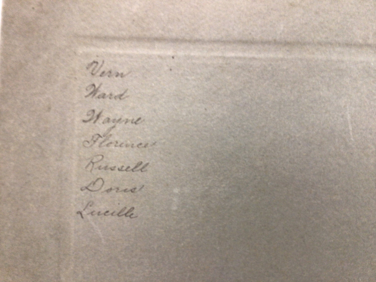 Cabinet Card Photo Edwardian era Photograph Seven Siblings