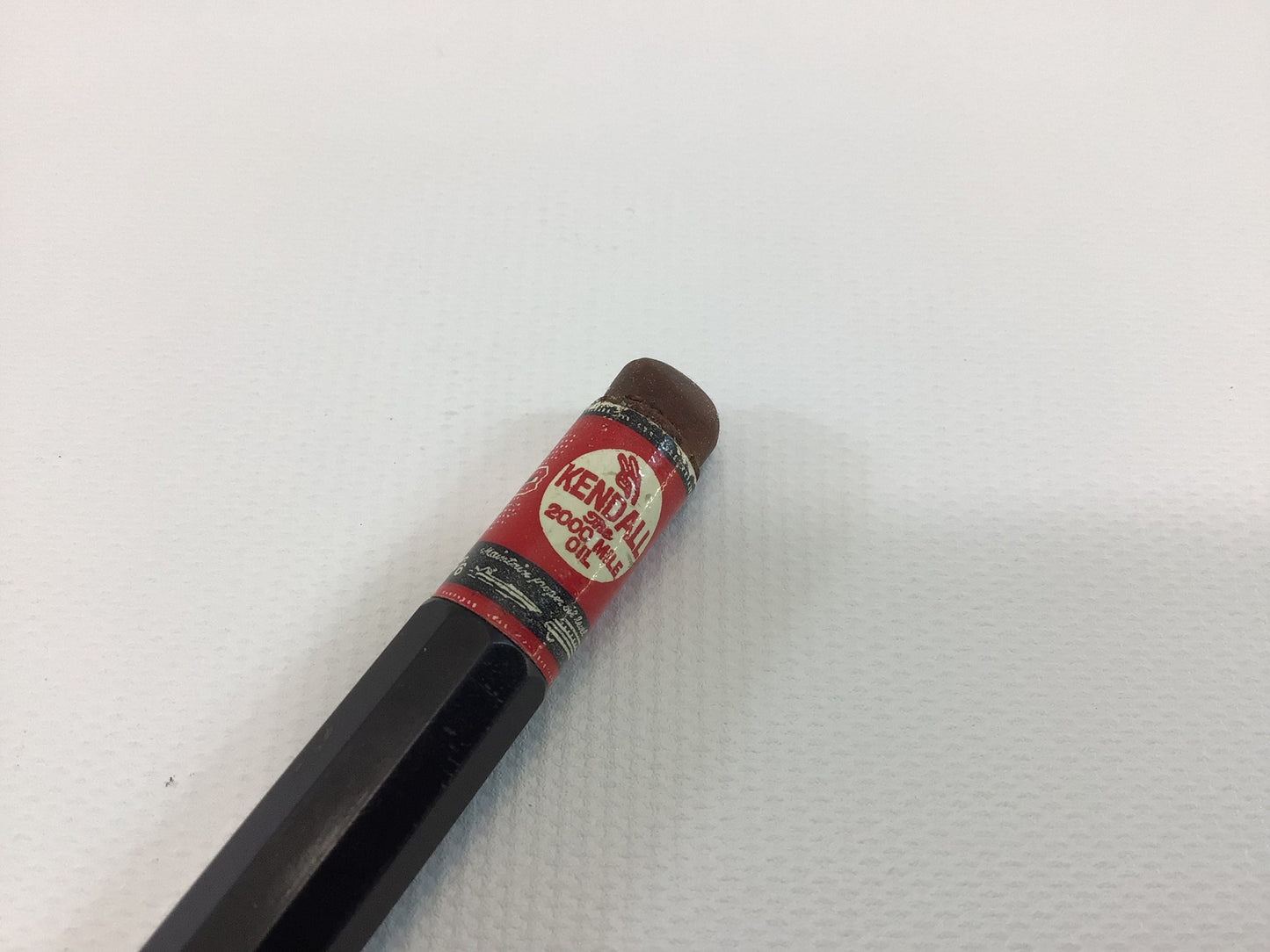 Kendall Oil Mechanical Pencil Black Red Vintage Advertising Collectible