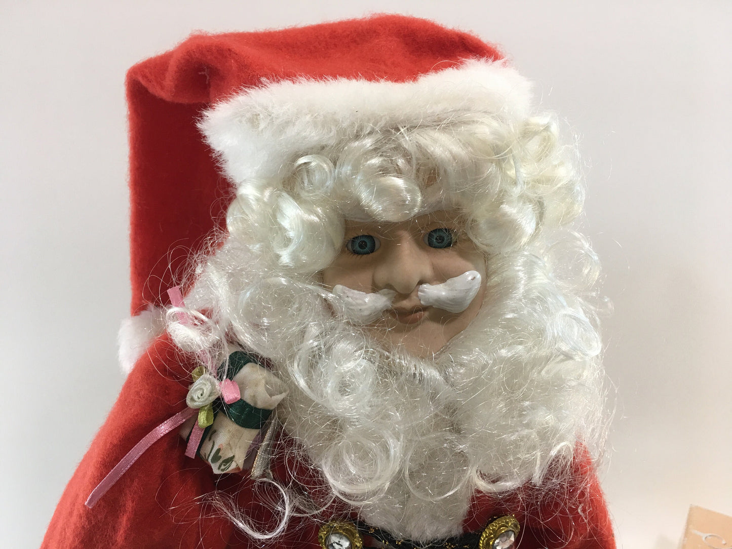 Ashley Belle Santa Doll Porcelain Keepsakes Fine Bisque Collectible