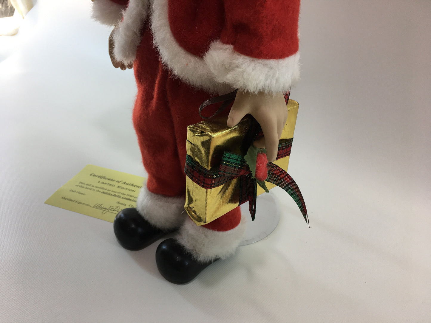 Ashley Belle Santa Doll Porcelain Keepsakes Fine Bisque Collectible