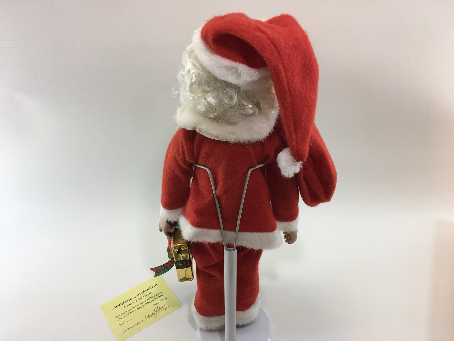 Ashley Belle Santa Doll Porcelain Keepsakes Fine Bisque Collectible