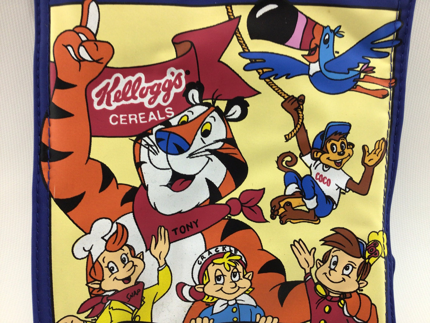 Kellogg's Cereals Lunch Tote Bag Tony the Tiger Snap Crackle Pop Vintage 1995 Advertising