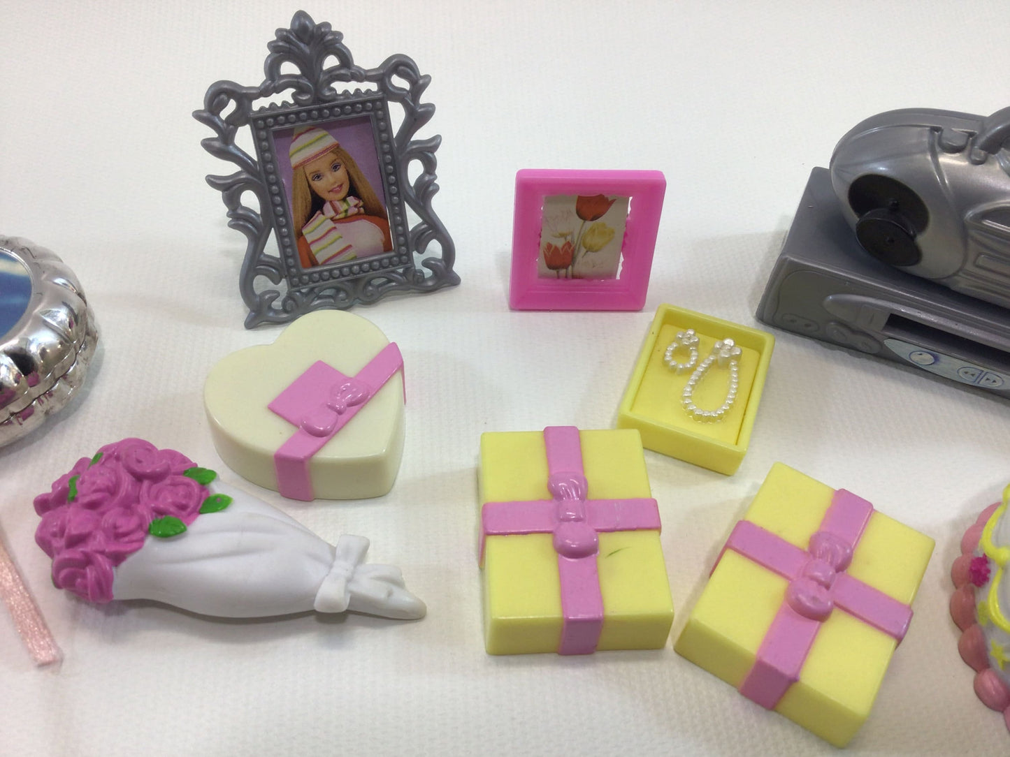 Barbie Birthday Party Parts and Pieces Lot Vintage Fashion Doll Replacement Parts
