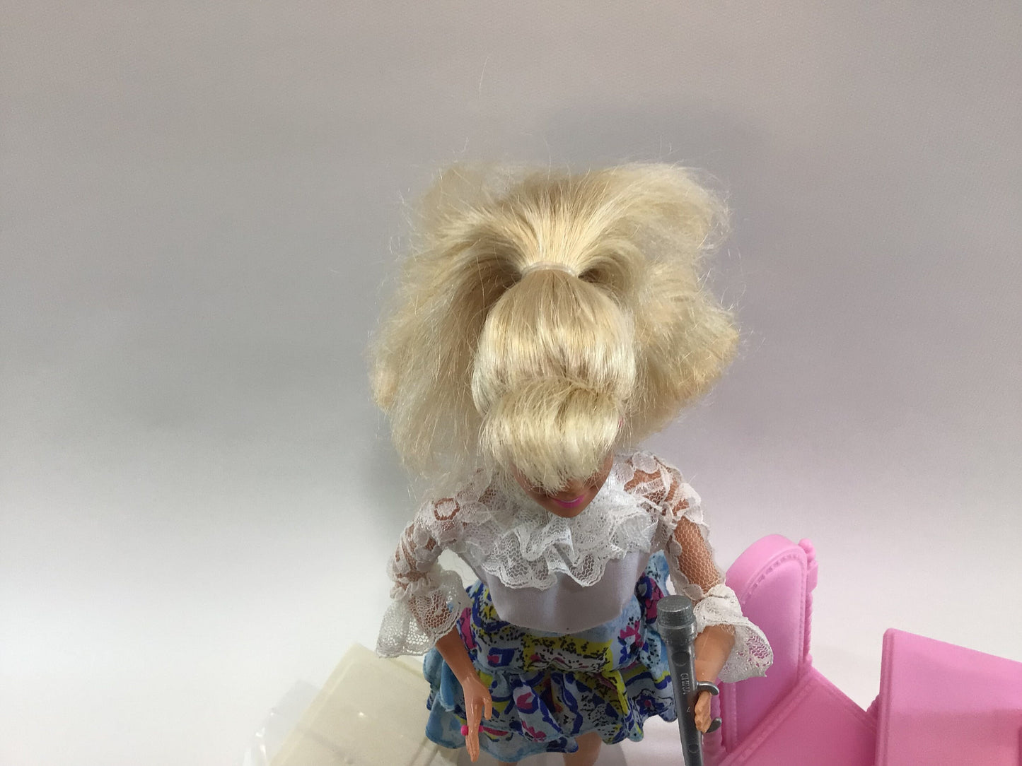 Barbie Doll with Mixed Vanity Bedroom Parts Vintage Fashion Doll Replacement Parts