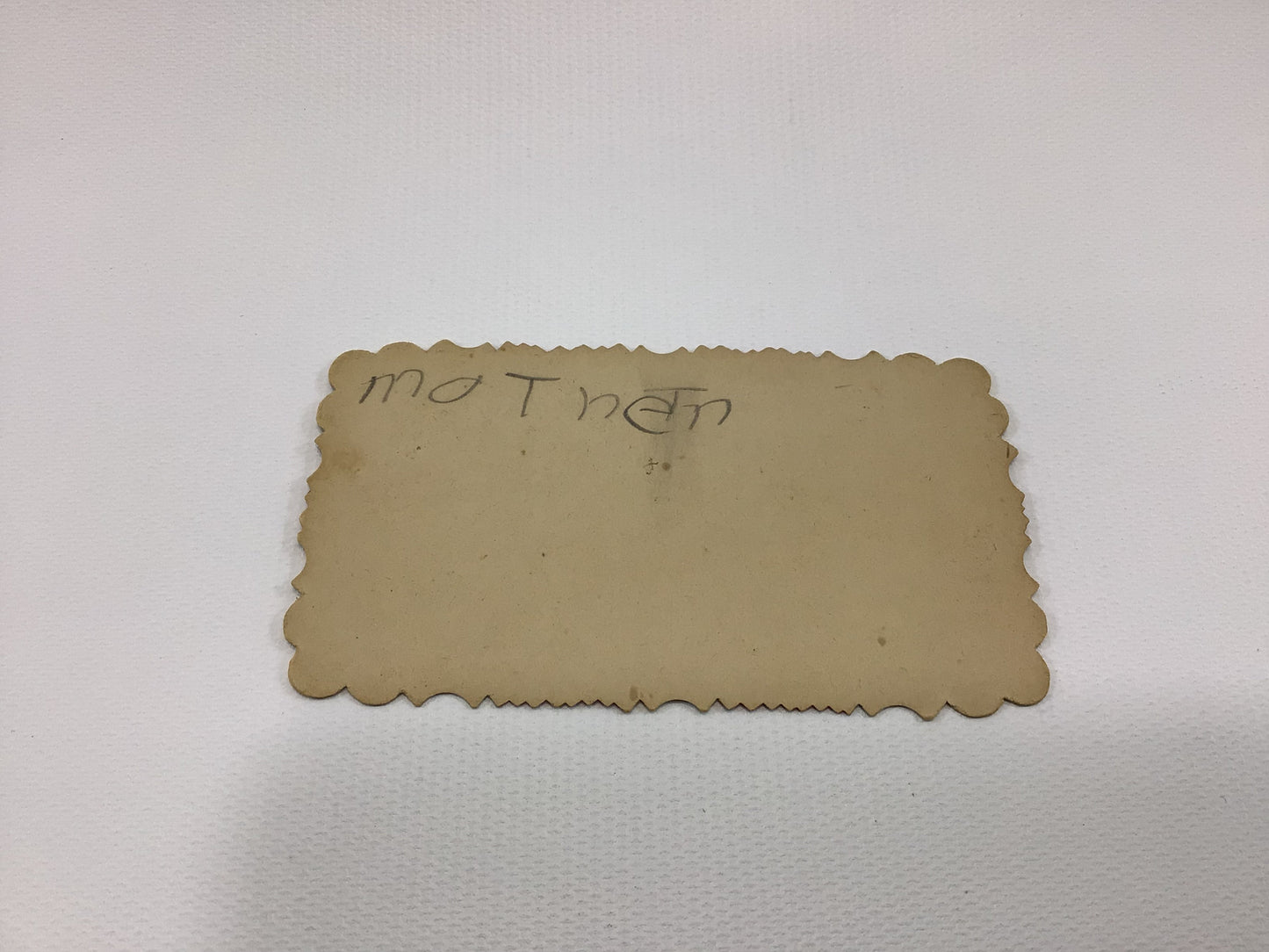 Antique German Scrap Embossed Calling Card