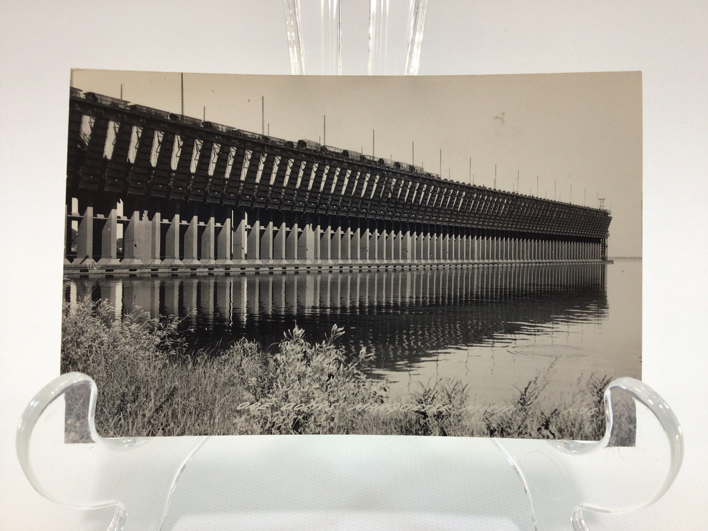 Antique RPPC Real Photo Postcard Ore Docks Marquette Michigan