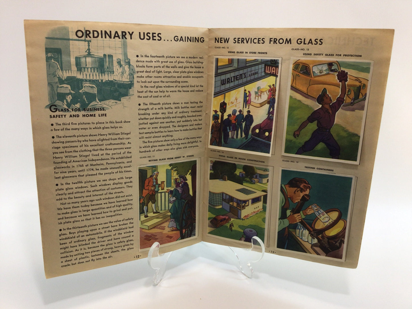Vintage School Activity Booklet Our America Glass Vintage Ephemera