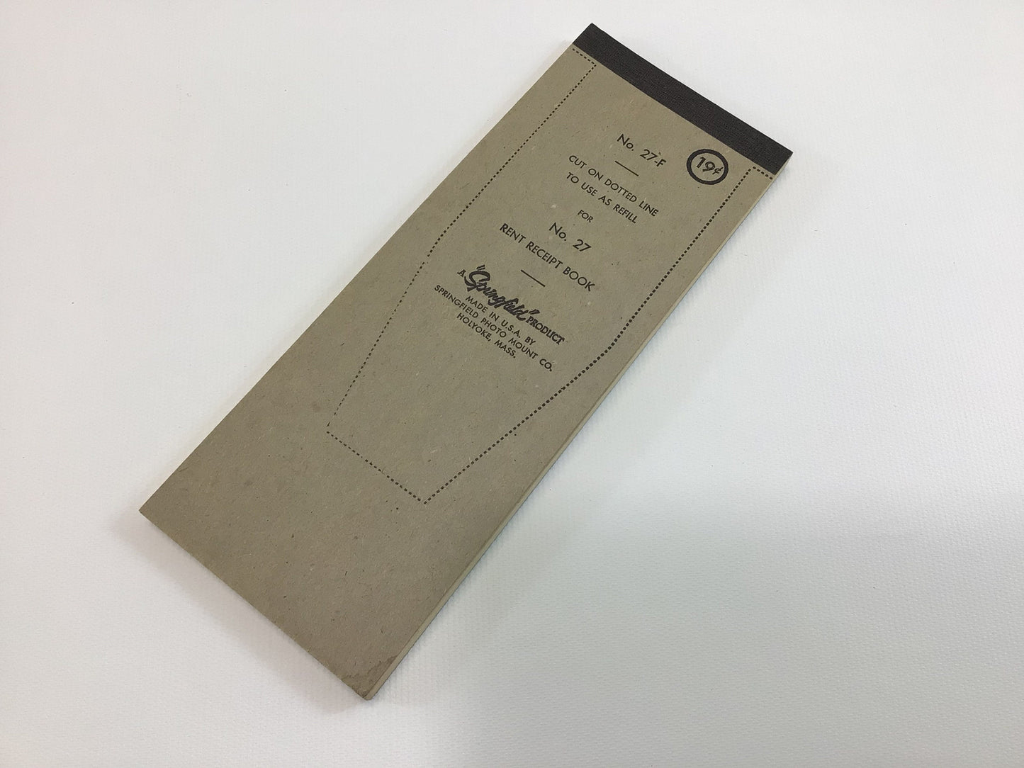 Vintage Rent Receipts Book Springfield Product Collectible Ephemera Full Unused