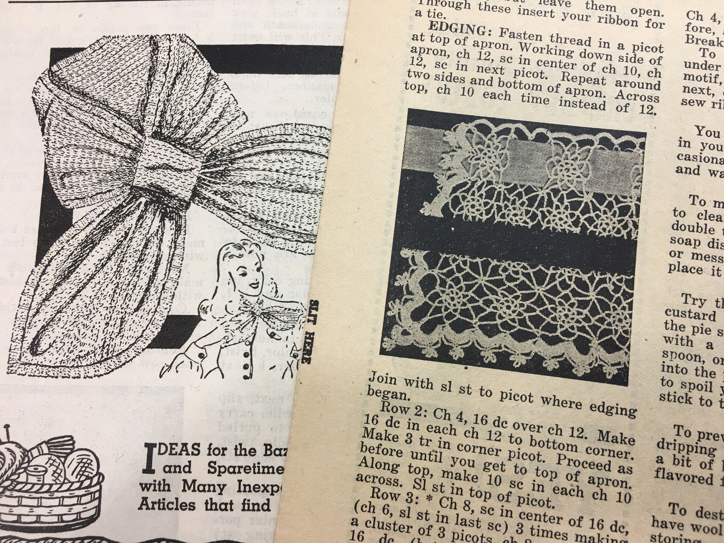 Vintage Home and Needlecraft Booklets Craft Fair Gifts Hobby Patterns Instructions Ideas and Illustrations for Fun Profit or Sales