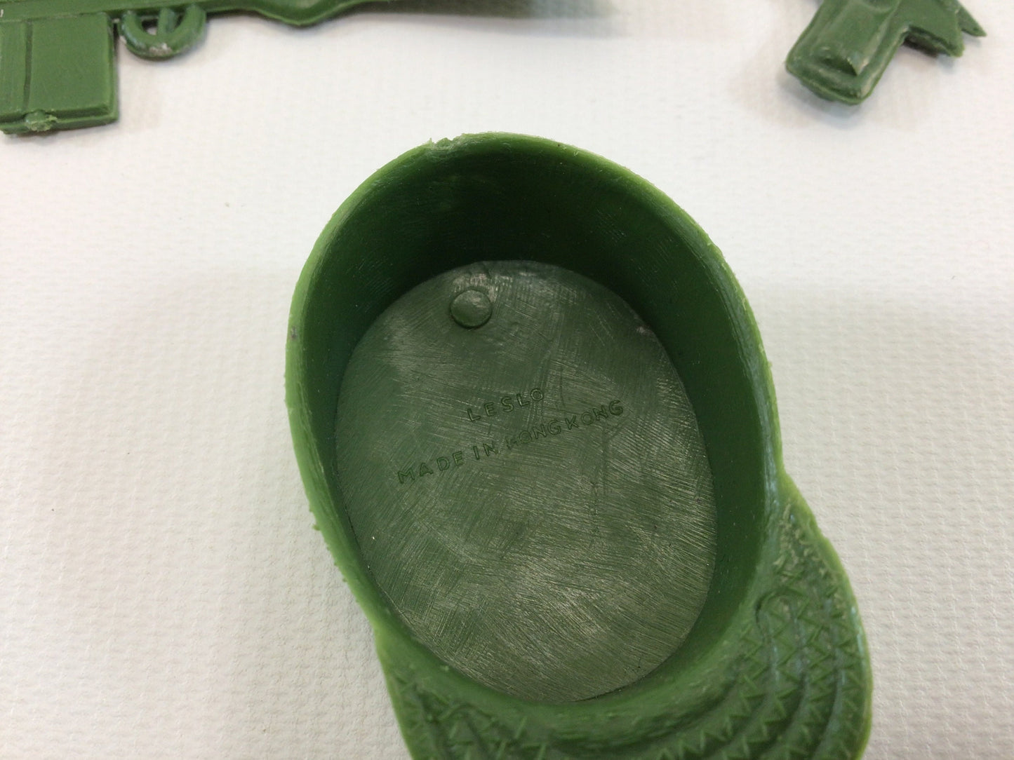 Toy Military Accessory Parts for 1960's Leslo Action Figure - Carbine Rifle Handgun Helmet Cap