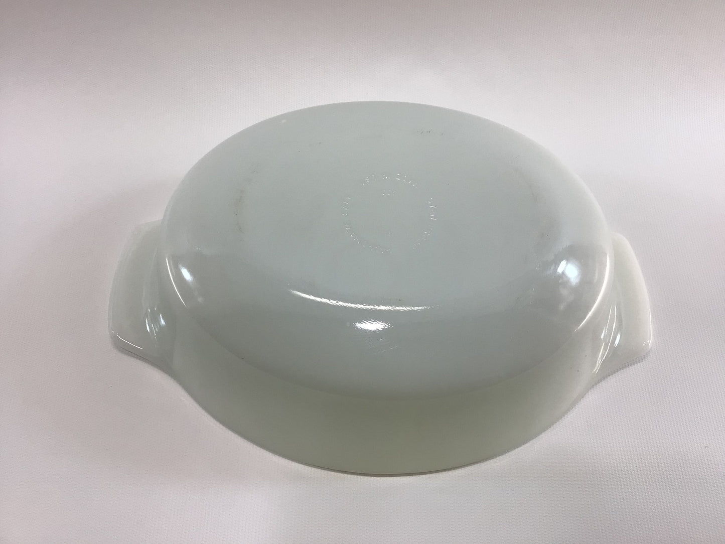 Vintage Anchor Hocking 1 1/2 qt Casserole Dish Vegetable Harvest Pattern with Lid