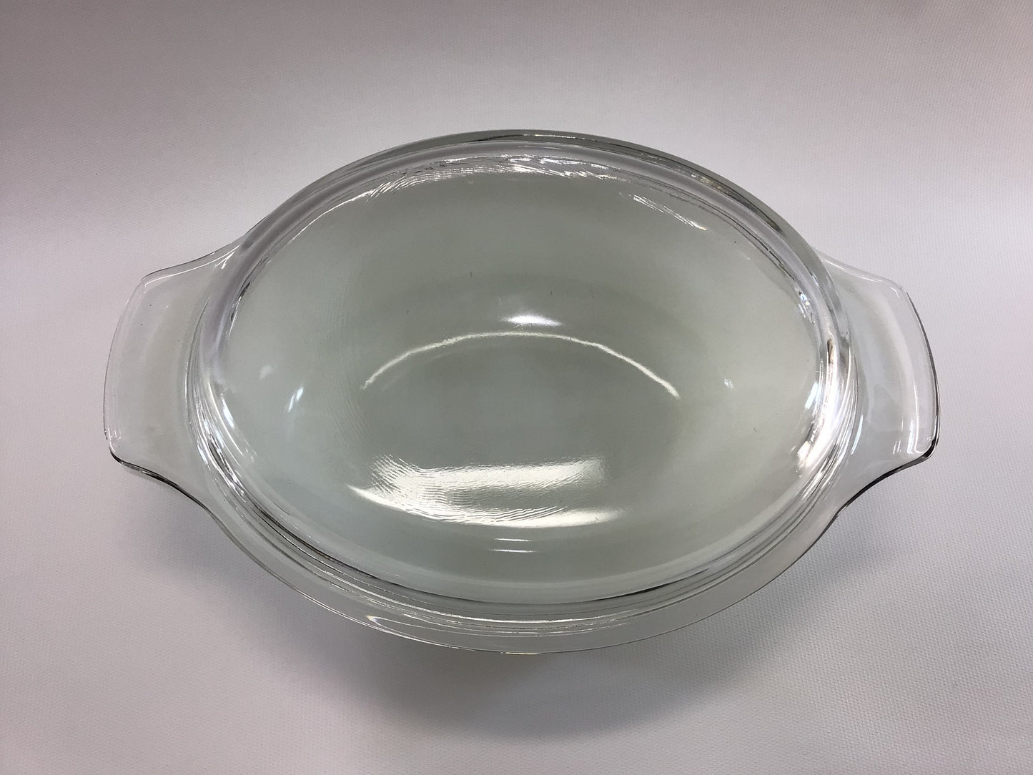 Vintage Anchor Hocking 1 1/2 qt Casserole Dish Vegetable Harvest Pattern with Lid