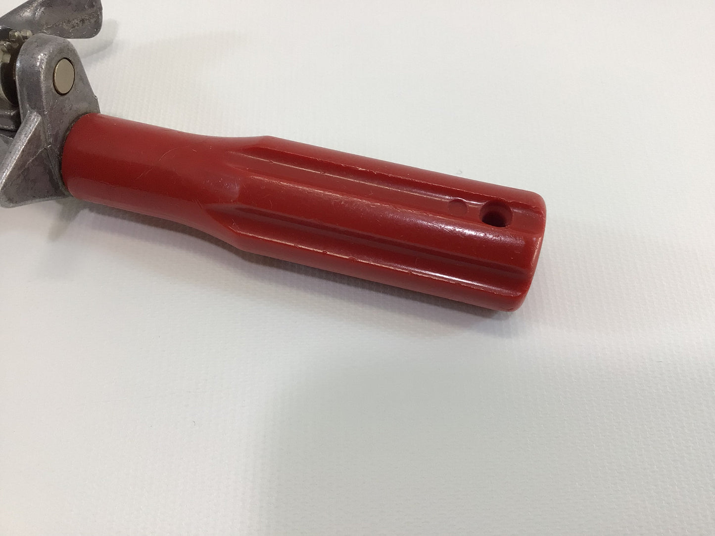 Vintage Ice Cream Scoop Master Cast Aluminum with Red Plastic Handle