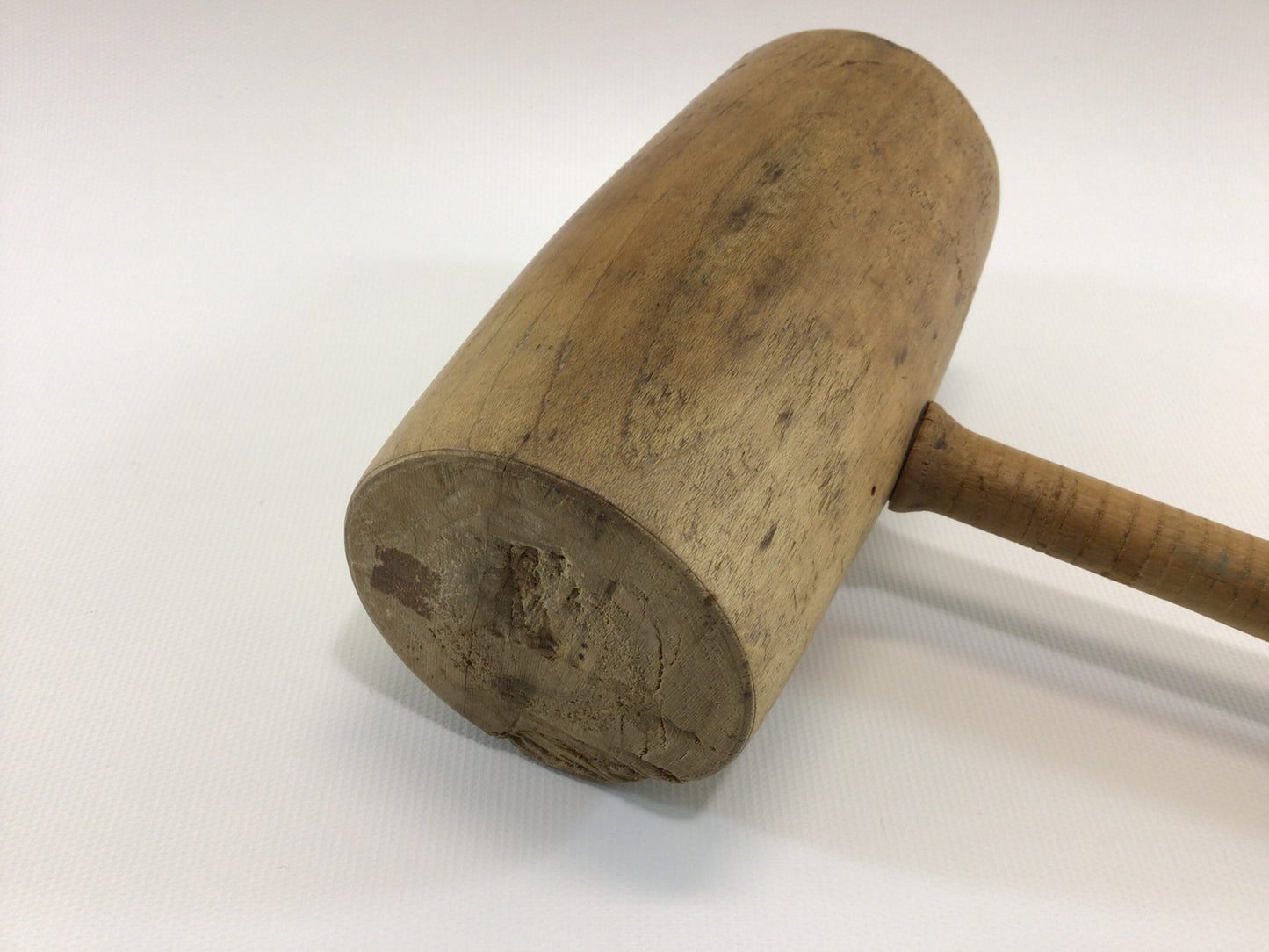 Antique Wooden Mallet Meat Tenderizer Primitive Country Kitchen Farmhouse Decor