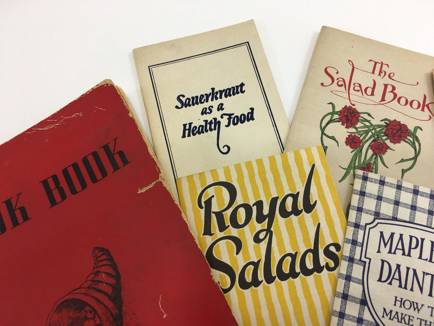 Vintage Cookbook Pamphlets Bundle Baking Candy Cake Pastry Dessert Bread Muffins Cookies Cooking Recipes Store Premium 1920'-1950's