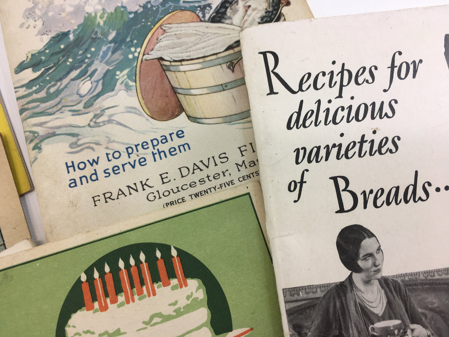 Vintage Cookbook Booklets Recipes Store Premium Cookbooks Cake Pastry Dessert Bread Muffins Cooking Recipes Holiday Seafood and Entertaining