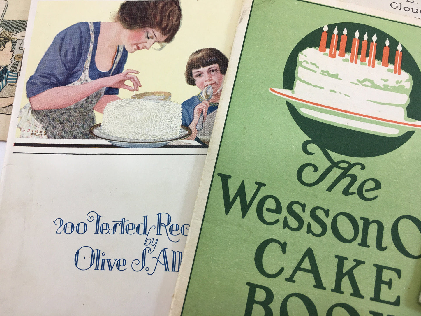 Vintage Cookbook Booklets Recipes Store Premium Cookbooks Cake Pastry Dessert Bread Muffins Cooking Recipes Holiday Seafood and Entertaining
