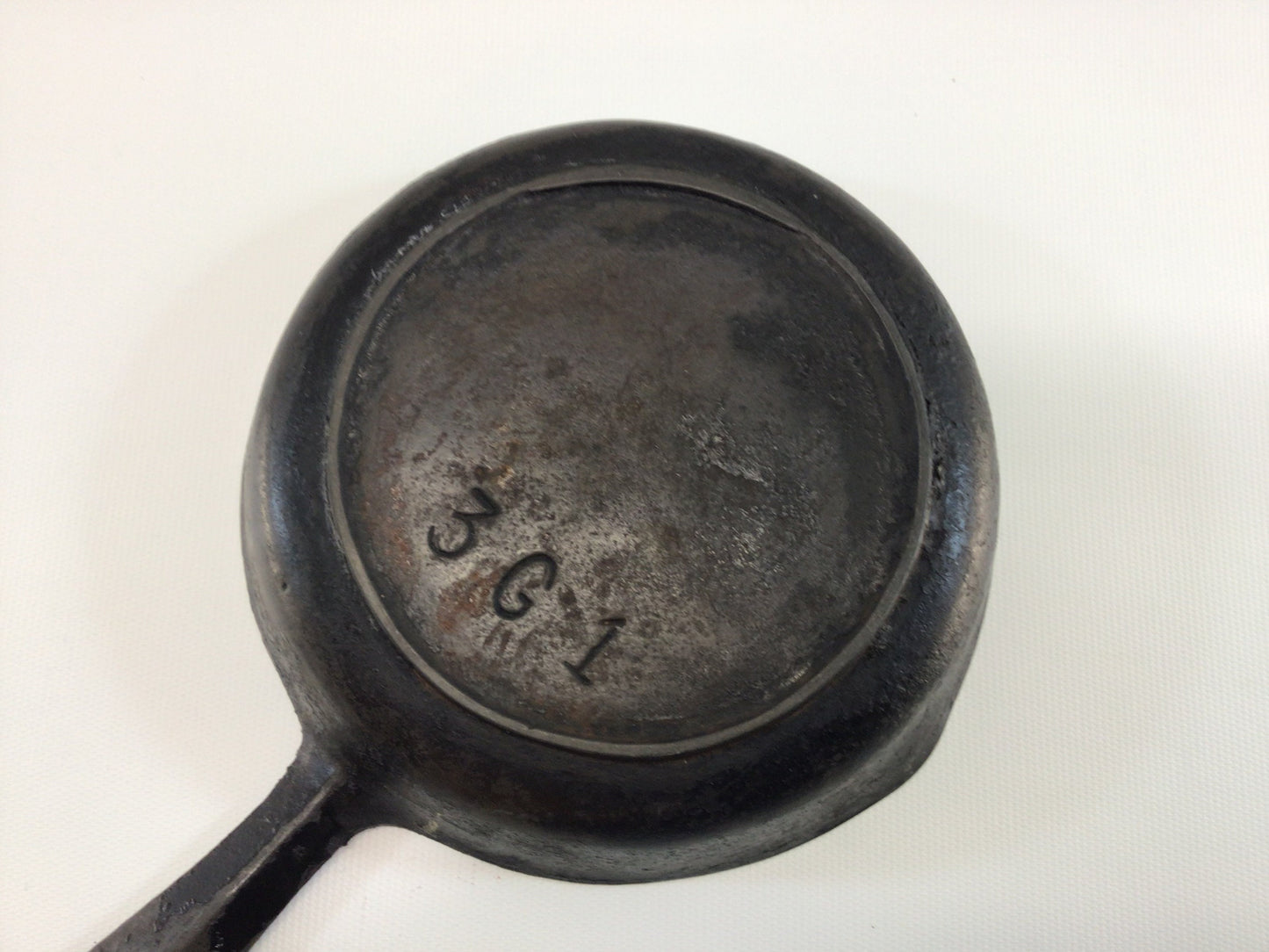 Cast Iron Skillet 3 G 1 with Heat Ring Antique Country Kitchen Homestead Cookware Decor