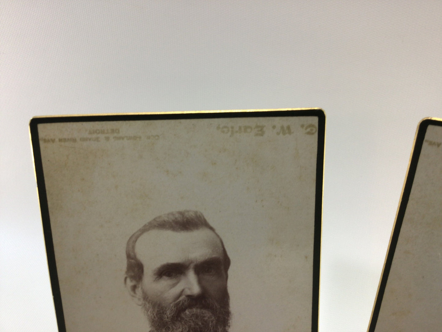 Cabinet Card CDV Photograph Victorian 19th Century Family Portraits Charlotte Michigan