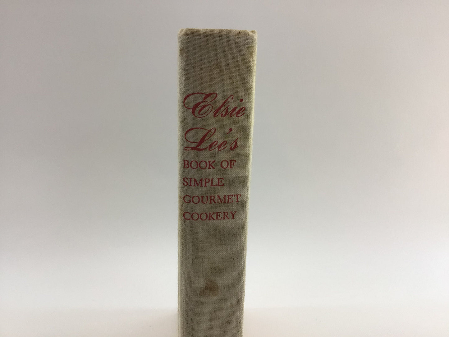 Vintage Cookbook Book of Simple Gourmet Cookery by Elsie Lees 1971 First Edition