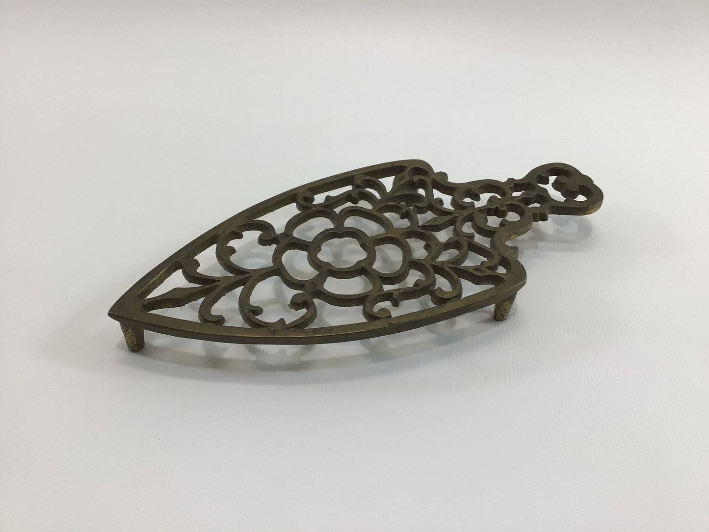 Decorative Brass Sad Iron Trivet Vintage Cast Iron Home Decor