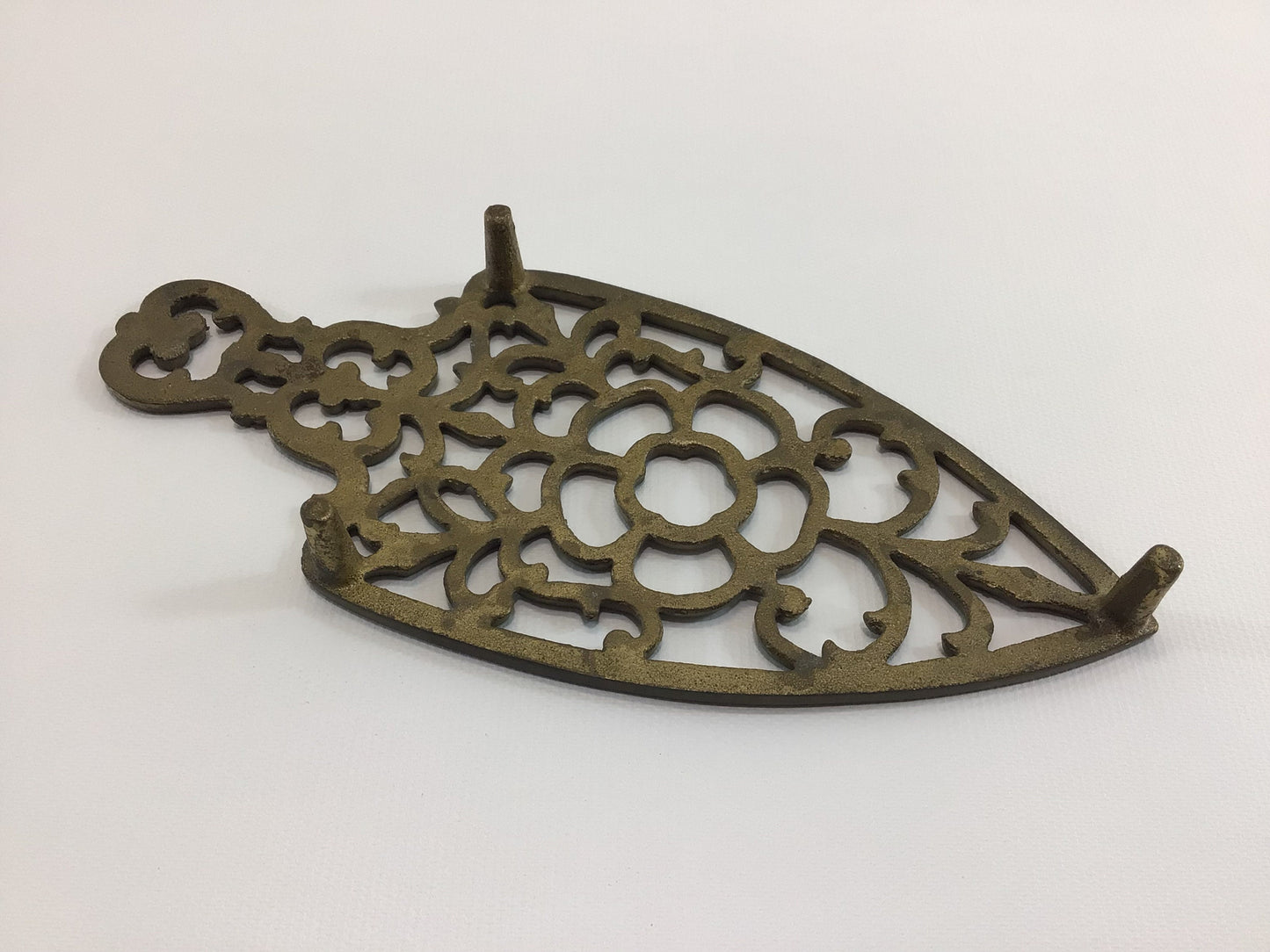 Decorative Brass Sad Iron Trivet Vintage Cast Iron Home Decor