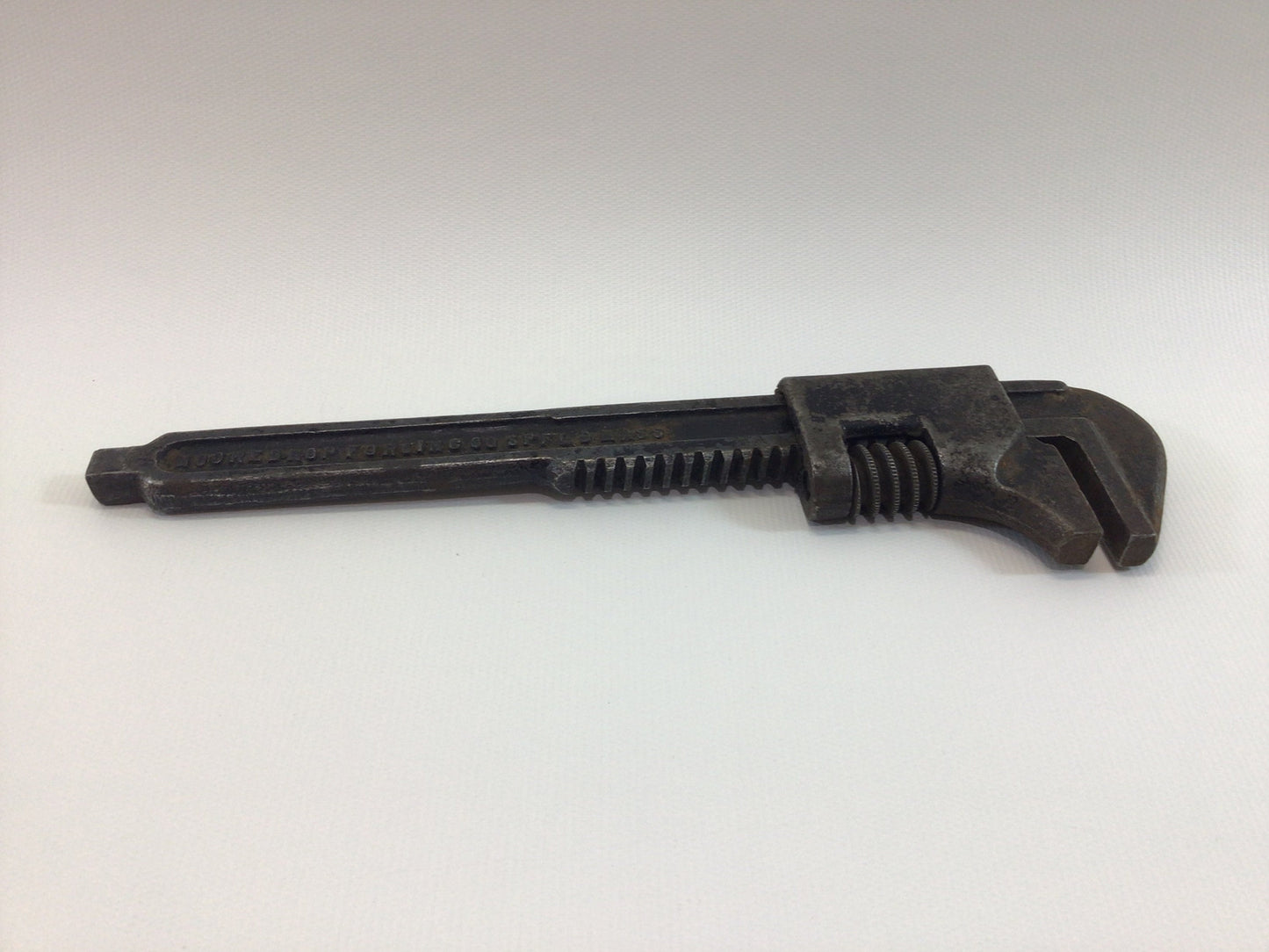 9" Pipe Wrench Moore Drop Forging Co Antique Hand Tool Mantique