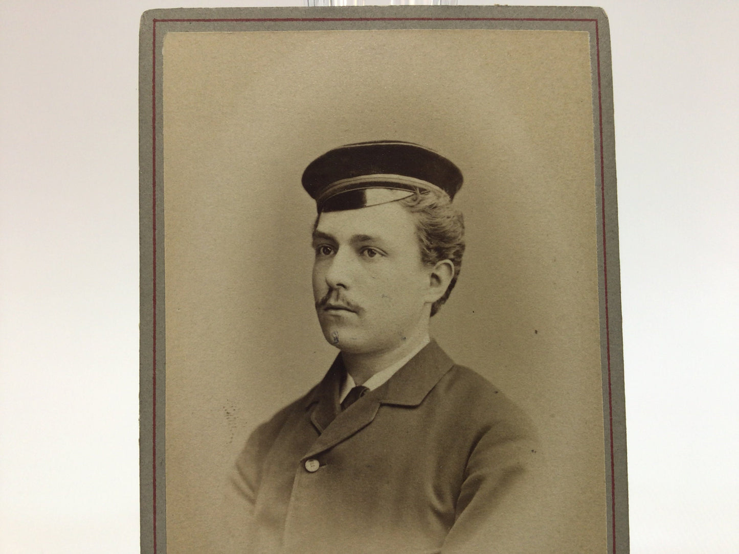 Antique CDV Cabinet Card Photograph 1884 Paul Gerhardt Victorian Gerhardt Family Album 2.5" x 4" Photo